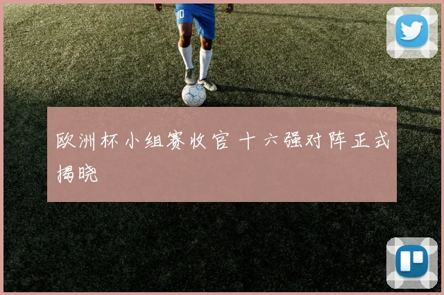 欧洲杯小组赛收官 十六强对阵正式揭晓