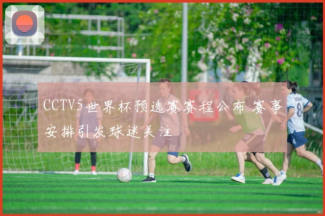 CCTV5世界杯预选赛赛程公布 赛事安排引发球迷关注