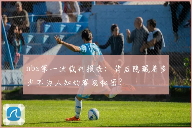 nba第一次裁判报告：背后隐藏着多少不为人知的赛场秘密？